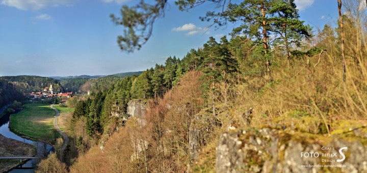 Nankendorf aus Sicht des sog. "Triumphbogens"