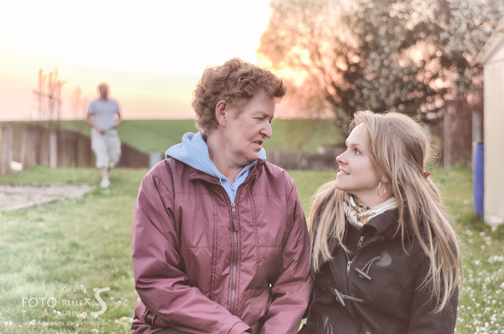 two generations - mother and daughter